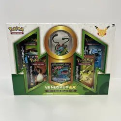 New Sealed Pokemon 20th Anniversary Venusaur EX Red & Blue Collection Box MINT - Image 1