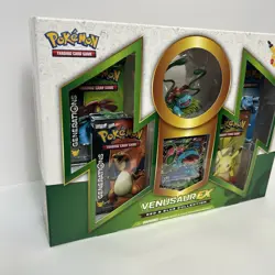 New Sealed Pokemon 20th Anniversary Venusaur EX Red & Blue Collection Box MINT - Image 3