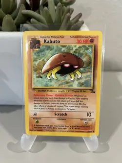 Kabuto 50/62 - LOT OF 15! - Base Set Fossil - Non Holo Pokemon - EX-NM Condition - Image 2