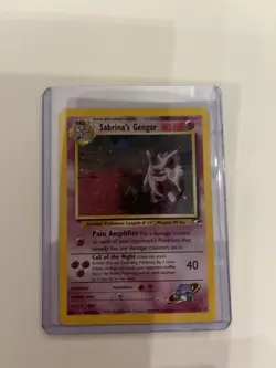 Sabrina’s Gengar Holo - Gym Heroes 2000 Pokemon TCG WotC Vintage - Image 2