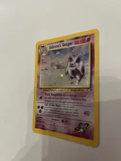 Sabrina’s Gengar Holo - Gym Heroes 2000 Pokemon TCG WotC Vintage - Image 3