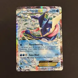 2014 POKEMON XY BLACK STAR PROMO #XY20 GRENINJA EX BLACK STAR PROMO LP - Image 1