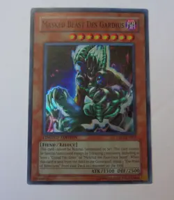 Masked Beast Des Gardius TAEV-ENSE1 (Super Rare, Limited Edition, MP) Yugioh - Image 1