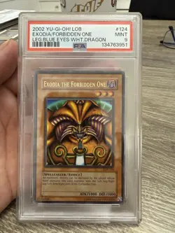 2002 LOB - 124: Exodia The Forbidden One - Unlimited (PSA 9) - Image 2