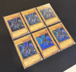 (6x) Yugioh Red-Eyes Black Dragon SDJ-001 Unlimited Edition Holo Rare Yu-Gi-Oh! - Image 4