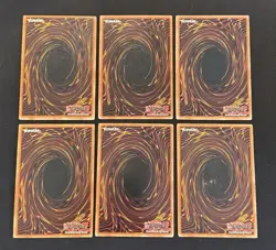 (6x) Yugioh Red-Eyes Black Dragon SDJ-001 Unlimited Edition Holo Rare Yu-Gi-Oh! - Image 5