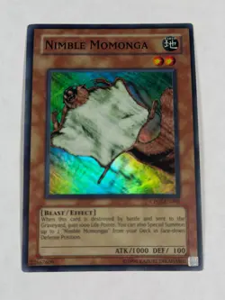 Yugioh Nimble Momonga CP02-EN002 Super Rare Promo NM - Image 1