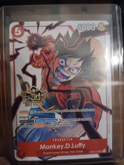 Monkey.D.Luffy ST01-012 (3rd Anniversary Tournament) 3 Brothers Pack Promo NM - Image 1