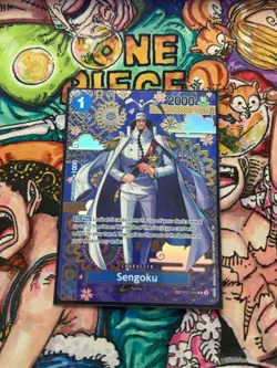 Sengoku SP Alt Art OP07-046 One Piece TCG OP14 English IN-HAND - Image 1