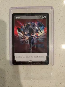 Riftbound Promotional Cards Buff - Fist Bump Promo - Image 1