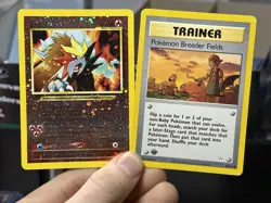 Entei 34 Black Star Promo Movie Breeder Fields 2000 1st Edition Pokemon Card TCG - Image 1