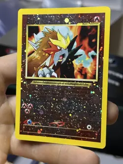 Entei 34 Black Star Promo Movie Breeder Fields 2000 1st Edition Pokemon Card TCG - Image 4