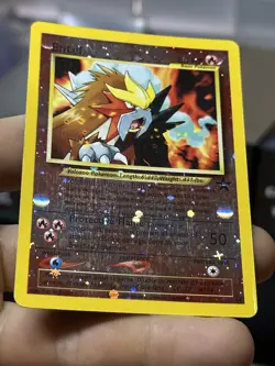 Entei 34 Black Star Promo Movie Breeder Fields 2000 1st Edition Pokemon Card TCG - Image 5
