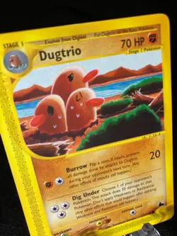 Dugtrio 52/144 Skyridge Common Pokemon TCG Card NM Never Played - Image 2