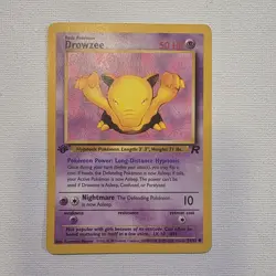 Lot of 2 Pokemon Team Rockets 1st Edition Cards Eevee Drowzee - Image 2