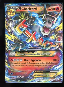 Pokemon TCG M Charizard EX 12/83 Generations Ultra Rare Holo Card - Image 1