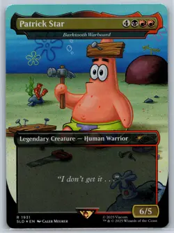 Secret Lair: Spongebob - Patrick Star Foil 1931 Magic the Gathering Card - Image 1