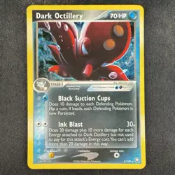 Pokemon TCG Dark Octillery 8/109 EX Team Rocket Returns Holo Rare Card NM - Image 1