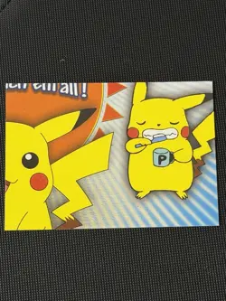 Pokemon Topps Pikachu Puzzle Piece P04 Of 6 Card Non Holo - Image 1