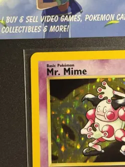 NM/EX - Mr. Mime - 6/64 - 1st Edition - Jungle - Pokemon Card - Vintage WOTC - Image 3