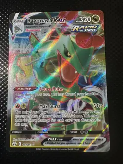 Pokemon TCG Rayquaza VMAX Crown Zenith Holo Ultra Rare Card 101/159 - Image 1
