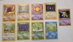 Lot of 9 Vintage Pokemon Rocket Cards - Common 1 Uncommon - Image 1