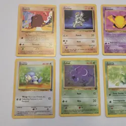 Lot of 9 Vintage Pokemon Rocket Cards - Common 1 Uncommon - Image 2