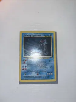 Pokemon TCG Shining Gyarados Holo Neo Revelation Card 65/64 Secret Rare - Image 1