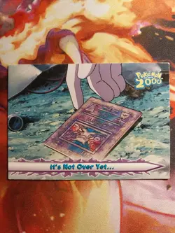 It’s Not Over Yet #70 Vintage Topps Pokemon The Movie 2000 Rare Trading Card - Image 1