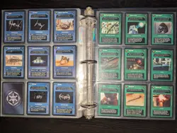 Star Wars Trading Cards CCG TCG Decipher Premier Black Border Vintage Binder Lot - Image 3