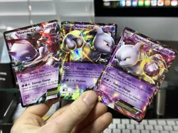 Mewtwo EX 62/162 Breakthrough 2015 XY183 XY107 Holo Rare Lot Pokemon Card TCG - Image 1
