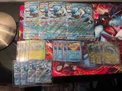 Blastoise EX JUMBO Card Blooming Waters Pokemon 151 Promo Cards X4 + 16 Standard - Image 2