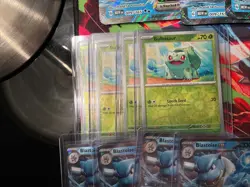 Blastoise EX JUMBO Card Blooming Waters Pokemon 151 Promo Cards X4 + 16 Standard - Image 5