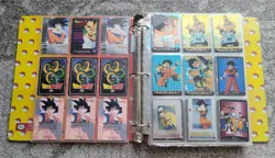 Dragon Ball Collection Binder HUGE LOT Vintage 90's Bandai Dragon Ball Z cards - Image 3