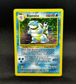 1999 Blastoise Holo Rare WOTC Pokemon Card TCG 2/102 Base Set - Image 1