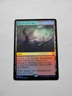 1x Bloodstained Mire - Khans of Tarkir (KTK) LP - Image 1