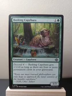 Basking Capybara [LP] - Lost Caverns of Ixalan - MTG LCI [C] - Image 1