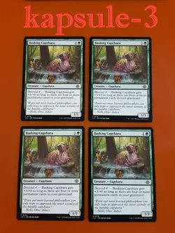 4x Basking Capybara | Lost Caverns of Ixalan | MTG Magic Cards - Image 1