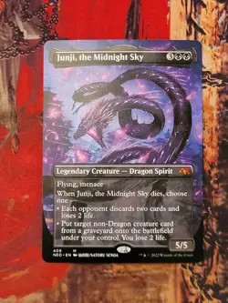 MTG Card: Junji, the Midnight Sky (Kamigawa: Neon Dynasty) BORDERLESS - Image 1