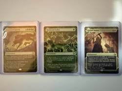 MGT Unnatural Growth, Hardened Scales, Karmic Justice Wilds of Eldraine NM - Image 1