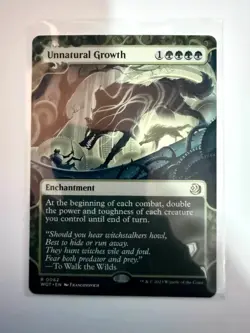 MGT Unnatural Growth, Hardened Scales, Karmic Justice Wilds of Eldraine NM - Image 2