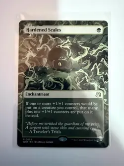 MGT Unnatural Growth, Hardened Scales, Karmic Justice Wilds of Eldraine NM - Image 3