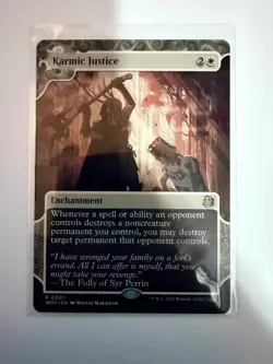MGT Unnatural Growth, Hardened Scales, Karmic Justice Wilds of Eldraine NM - Image 4