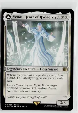MTG Final Fantasy Venat, Heart Of Hydaelyn x1 NM Rare - Image 1