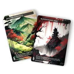 Anime Watercolor Fetch Lands Bundle - Set of 10 Playtest for Magic Commander - Image 2