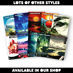 Anime Watercolor Fetch Lands Bundle - Set of 10 Playtest for Magic Commander - Image 5