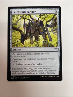 Patchwork Banner Bloomburrow #247 Uncommon - Image 1