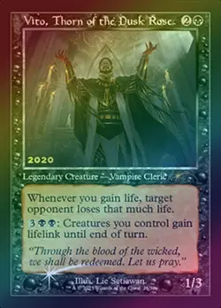Vito, Thorn of the Dusk Rose - 30th Anniversary Promo (Foil) - NM - Image 1