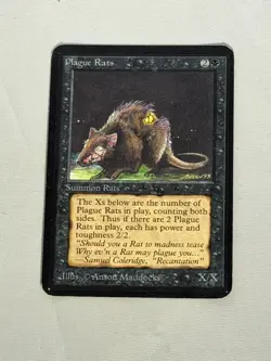 MTG Plague Rats Alpha Magic the Gathering - Image 1