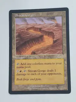 MTG Shivan Gorge (Urza's Saga/Land/R) - BGM - Image 1